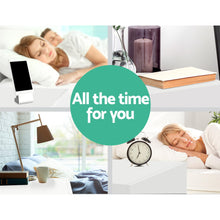 Load image into Gallery viewer, Artiss Bedside Tables 2 Drawers Side Table Storage Nightstand White Bedroom Wood

