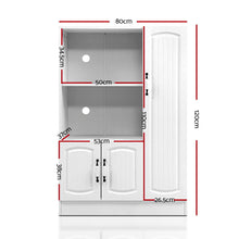 Load image into Gallery viewer, White Buffet Sideboard Cabinet Hallway Kitchen Storage
