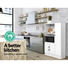 Load image into Gallery viewer, White Buffet Sideboard Cabinet Hallway Kitchen Storage
