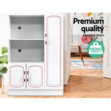 Load image into Gallery viewer, White Buffet Sideboard Cabinet Hallway Kitchen Storage
