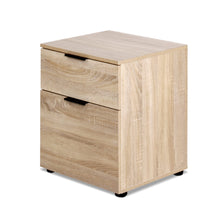 Load image into Gallery viewer, 2 Drawer Office Filing Cabinet - Wood
