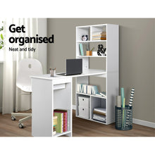 Load image into Gallery viewer, Artiss Office Computer Desk Student Study Table Home Workstation Corner Shelf
