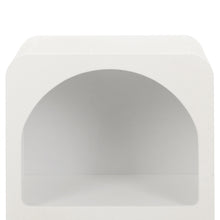 Load image into Gallery viewer, Artiss Bedside Table Drawers Side Table Shelves Nightstand Bedroom Arched White
