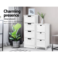 Load image into Gallery viewer, Artiss Storage Cabinet Chest of Drawers Dresser Bedside Table Bathroom Stand

