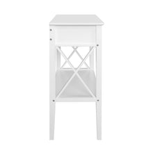 Load image into Gallery viewer, Artiss Console Table Hall Side Entry 2 Drawers Display White Desk Furniture
