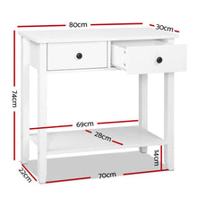 Load image into Gallery viewer, Hallway Console Table Hall Side Entry 2 Drawers
