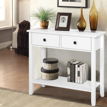 Load image into Gallery viewer, Hallway Console Table Hall Side Entry 2 Drawers
