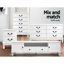 Load image into Gallery viewer, 2 Drawers Frenchy Bedside Table
