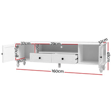 Load image into Gallery viewer, 160cm French Provincial Design TV Cabinet Entertainment Unit
