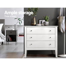 Load image into Gallery viewer, Artiss Chest of Drawers Storage Cabinet Bedside Table Dresser Tallboy White
