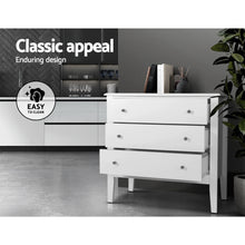 Load image into Gallery viewer, Artiss Chest of Drawers Storage Cabinet Bedside Table Dresser Tallboy White
