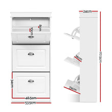 Load image into Gallery viewer, 18 Pairs Shoe Cabinet
