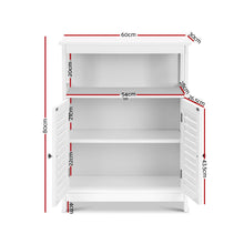 Load image into Gallery viewer, Artiss Buffet Sideboard Cabinet Kitchen Bathroom Storage Cupboard Hallway White Shelf
