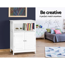 Load image into Gallery viewer, Artiss Buffet Sideboard Cabinet Kitchen Bathroom Storage Cupboard Hallway White Shelf
