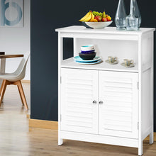 Load image into Gallery viewer, Artiss Buffet Sideboard Cabinet Kitchen Bathroom Storage Cupboard Hallway White Shelf
