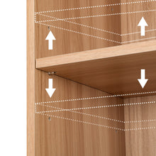 Load image into Gallery viewer, Artiss Bookshelf 5 Tiers MILO Pine
