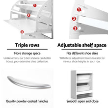 Load image into Gallery viewer, Artiss 2 Door Shoe Cabinet - White
