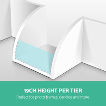 Load image into Gallery viewer, Artiss 5 Tier Corner Wall Shelf - White
