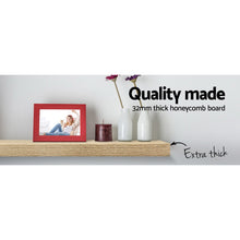 Load image into Gallery viewer, Artiss 3pcs Wall Floating Shelf Set DIY Mount Storage Book Display Rack Oak
