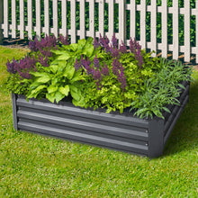 Load image into Gallery viewer, Greenfingers Garden Bed 2PCS 120X90X30CM Galvanised Steel Raised Planter
