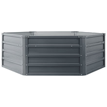 Load image into Gallery viewer, Greenfingers Garden Bed 2PCS 130X130X46CM Galvanised Steel Raised Planter
