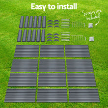 Load image into Gallery viewer, Greenfingers Garden Bed 2PCS 130X130X46CM Galvanised Steel Raised Planter
