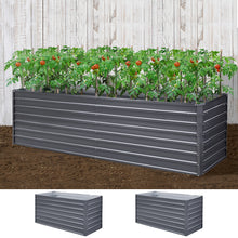 Load image into Gallery viewer, 320 x 80 x 77cm Galvanised Steel Garden Bed
