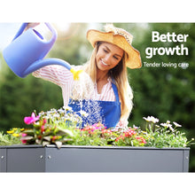 Load image into Gallery viewer, 100X80X30CM Galvanised Standing Box Garden Bed
