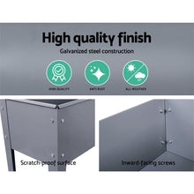 Load image into Gallery viewer, 100X80X30CM Galvanised Standing Box Garden Bed

