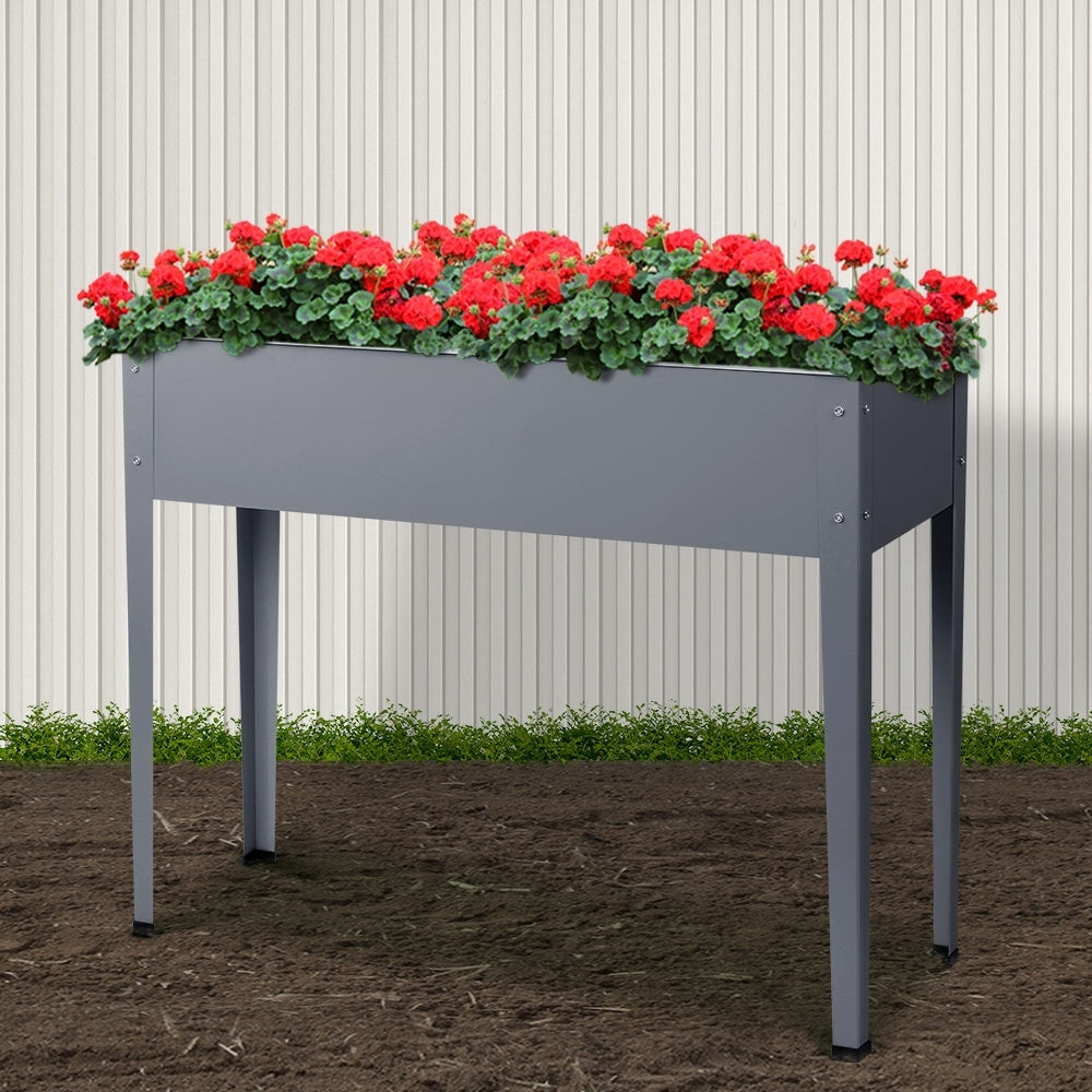100X80X30CM Galvanised Standing Box Garden Bed