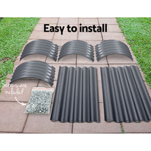 Load image into Gallery viewer, Greenfingers 160X80X42CM Galvanised Raised Garden Bed Steel Instant Planter
