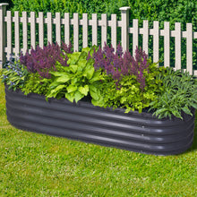 Load image into Gallery viewer, Greenfingers 160X80X42CM Galvanised Raised Garden Bed Steel Instant Planter
