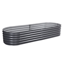 Load image into Gallery viewer, Greenfingers 240X80X42CM Galvanised Raised Garden Bed Steel Instant Planter
