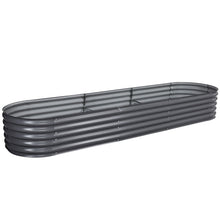 Load image into Gallery viewer, Greenfingers 320X80X42CM Galvanised Raised Garden Bed Steel Instant Planter
