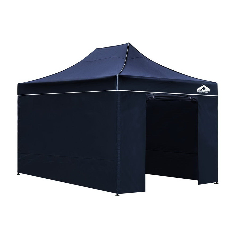 3x4.5m Folding Wedding Tent Gazebo - Navy