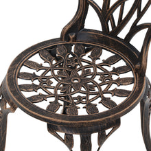 Load image into Gallery viewer, Gardeon 3PC Outdoor Setting Cast Aluminium Bistro Table Chair Patio Bronze
