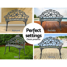 Load image into Gallery viewer, Victorian Garden Bench - Green
