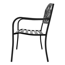 Load image into Gallery viewer, Classy Cast Iron Garden Bench - Black

