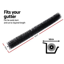 Load image into Gallery viewer, 18 Pcs Gutter Brush Guard 100mm X 16.5m Length Leaf Twigs Filter Home Garden
