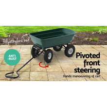 Load image into Gallery viewer, Gardeon 75L Garden Dump Cart - Green
