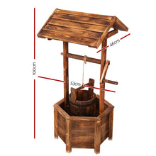 Load image into Gallery viewer, Gardeon Wooden Wishing Well
