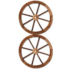 Load image into Gallery viewer, Gardeon Wooden Wagon Wheel X2
