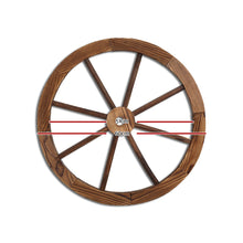 Load image into Gallery viewer, Gardeon Wooden Wagon Wheel X2
