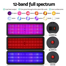 Load image into Gallery viewer, Greenfingers 2000W Grow Light LED Full Spectrum Indoor Plant All Stage Growth
