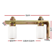 Load image into Gallery viewer, LockMaster Roller Guide Gate Opener Track Stopper Sliding Hardware Accessories Kit
