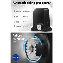 Load image into Gallery viewer, Lockmaster Automatic Sliding Gate Opener Kit Keypad 4M 1000KG
