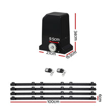 Load image into Gallery viewer, Lockmaster Automatic Sliding Gate Opener Kit 4M 1000KG
