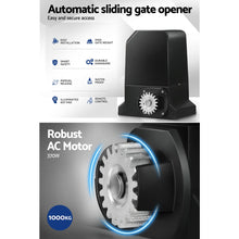Load image into Gallery viewer, Lockmaster Automatic Sliding Gate Opener Kit 6M 1000KG
