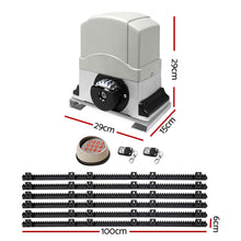 Load image into Gallery viewer, Lockmaster Automatic Sliding Gate Opener Kit Keypad 6M 1200KG

