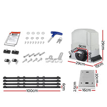 Load image into Gallery viewer, LockMaster Electric Sliding Gate Opener 1200KG 4M
